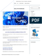 Actualizar Windows 11 Home A Pro Fácilmente