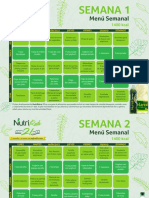 NutriReto Menu Semanal Plan A 1400 KCAL