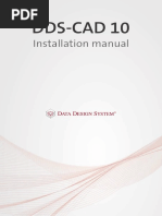 Dds-Cad 10: Installation Manual