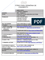 Repertório para Cerimônia de Casamento