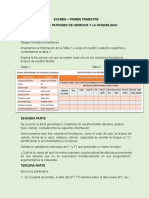 Genética: Patrones de herencia y la variabilidad en el examen del primer trimestre