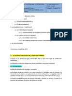 TEMA 1 CONTENIDOS TEÓRICOS Las Unidades Formación y Significado