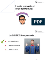 ¿Qué Tanto Revisaste El Material Del Módulo?