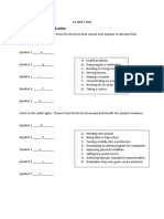 C1 Unit 1 Test Teacher