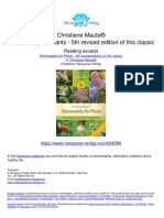 Homeopathy For Plants 5th Revised Edition of This Classic Christiane Maute.24586