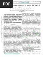 3.5 GHZ Coverage Assessment With A 5G Testbed: Adrian Schumacher, Ruben Merz and Andreas Burg