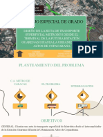 Diseño de La Ruta de Transporte Superficial Metrobús Desde El Terminal de La Futura Estación Guarenas Ii Hasta La Urbanización Altos de Copacabana