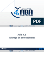 ABA Módulo 04 Formação Comportamentos Disruptivos