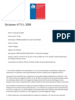 SUSESO - Normativa y Jurisprudencia - Dictamen 47711-2008