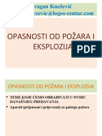 8.10 Prezenracija Opasnosti Od Požara I Eksplozija