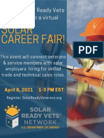 Solar Career Fair Jobseeker Flyer - April 2021