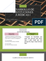 Desarrollo de Instituciones Jurídicas I: Profesor: Alejandro Álvarez