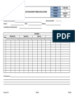 Formato Hoja de Vida de Equipos Trabajos en Alturas