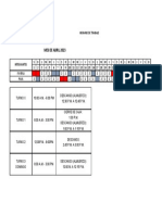 Formato de Horario Laboral