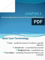 An Introduction To Cost Terms and Purposes