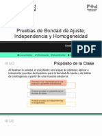 Pruebas de Bondad de Ajuste, Independencia y Homogeneidad: Claudio Álvaro Cerrón Landeo