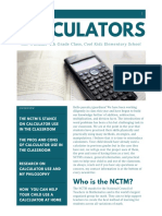 Calculator Newsletter