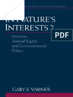 In Nature's Interests Interests, Animal Rights, and Environmental Ethics (Environmental Ethics and Science Policy Series)