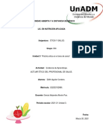 Unidad 3:: "Práctica Ética en El Área de Salud"