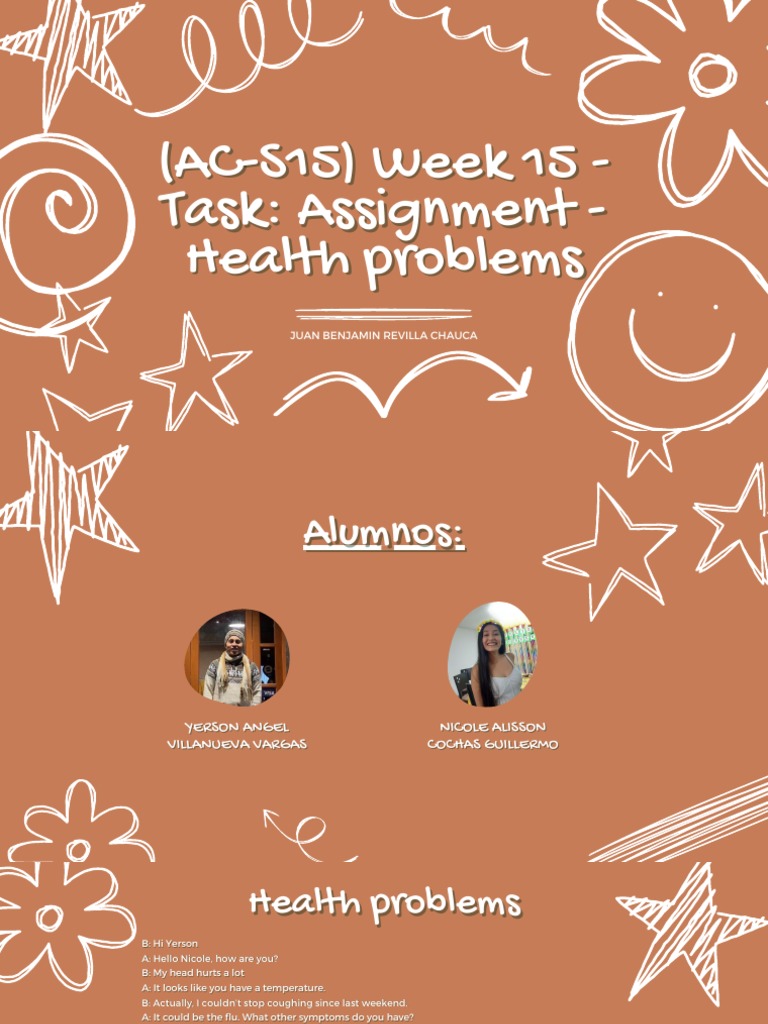 Health Problems Discussion in English IV | PDF | Self-Improvement