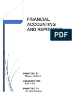 Financial Accounting and Reporting