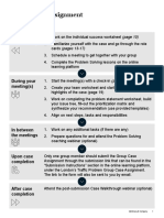 Group Case Assignment: Your Work Plan