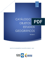 Catálogo de Objetos de Estudios Geográficos: Versión 1