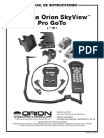 Sistema Orion Skyview Pro Goto: Manual de Instrucciones