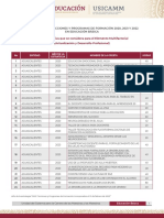 Catálogo de Las Acciones Y Programas de Formación 2020, 2021 Y 2022 en Educación Básica