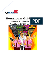 Homeroom Guidance: Together.. It Will Be Easier
