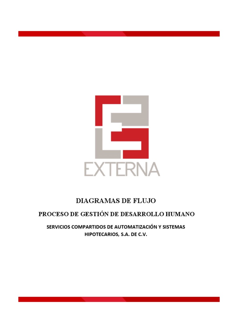 Diagramas de Flujo Proceso de Gestión de Desarrollo Humano | Descargar