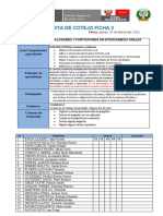 Lista de Cotejo Ficha 2: Actividad/ Area/Competencias/ Capacidades