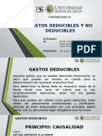 Gastos Deducibles Y No Deducibles: Contabilidad Vi