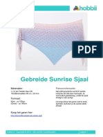Gebreide Sunrise Sjaal: Materialen