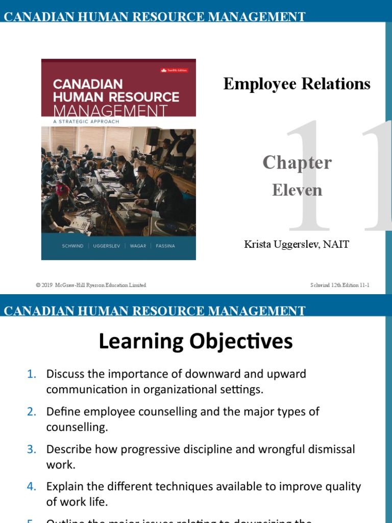 Employee Relations: Eleven | PDF | Human Resource Management | Employment