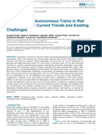Deployment of Autonomous Trains in Rail Transporta