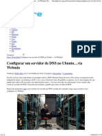Configurar Um Servidor de DNS No Ubuntu Via Webmin