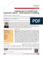 Crimping and Deployment of Metallic and Polymeric Stents - Finite Element Modelling
