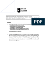 Control de Lectura y Prueba de Escritura El Túnel Ernesto Sábato - 2bach - Noviembre de 2022