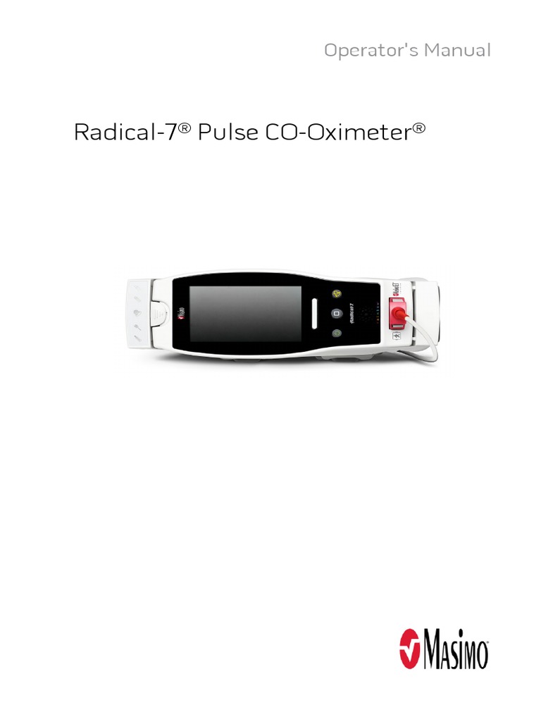 Radical 7 pulse co oximeter pdf