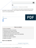 Contrato de Depósito