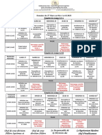 20 Emploi de Temps Du 26 Mars Au 1er Avril 2023