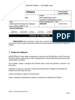 Torque do cabeçote para motor 4BTA3.9-G2