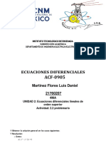 Ecuaciones Por Coeficientes Indeterminados Por Notacion Operacional