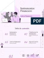 Instrumentos Financiero: Activos Financieros