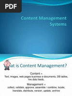 Content Management Systems