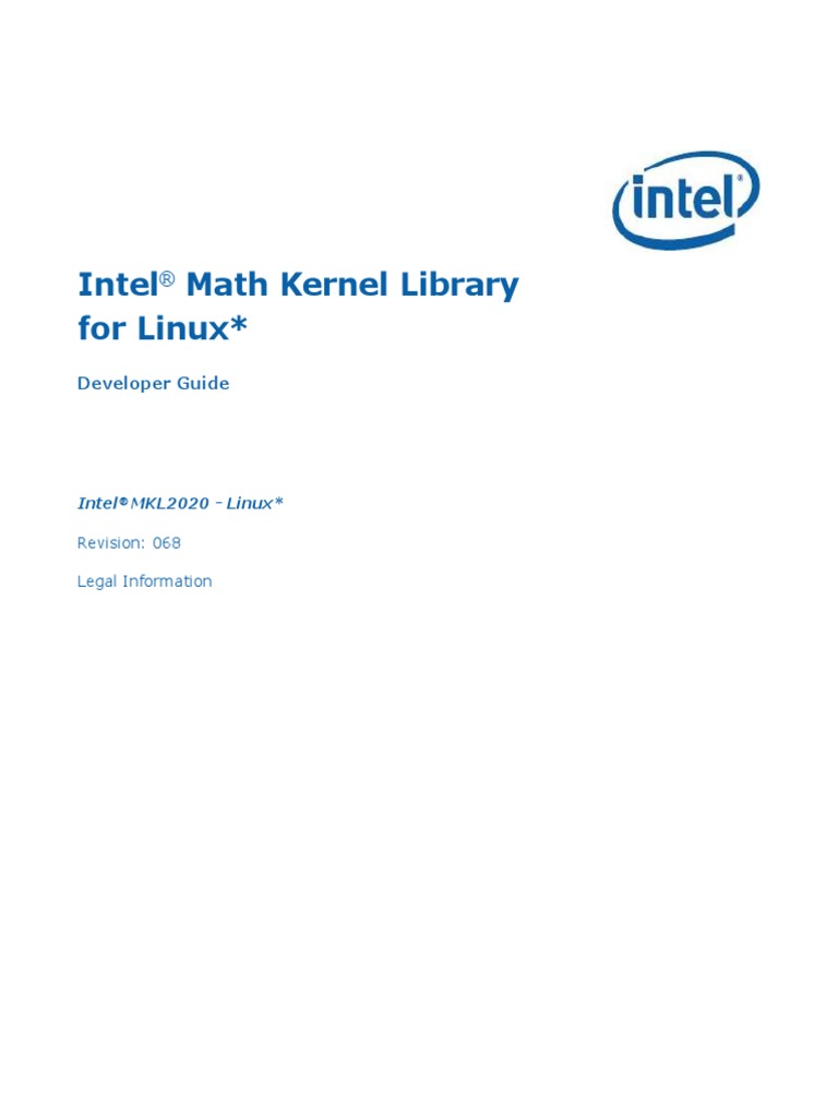 Intel Mkl 2020 , Get Started with Intel® oneAPI Math Kernel Library ...