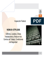 Inspección Federal: NOM-001-STPS-2008