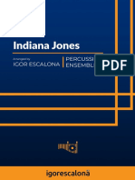 Indiana Jones - Partitura para Percusión