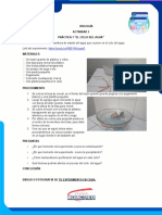 Biología Actividad 3 Práctica 1 "El Ciclo Del Agua" OBJETIVO: Observar Los Cambios de Estado Del Agua Que Ocurren en El Ciclo Del Agua